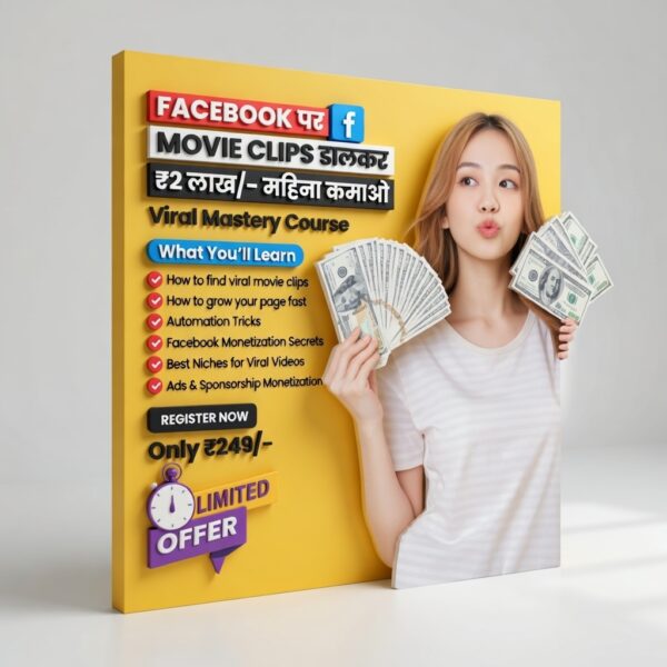 Facebook Movie Clipping Upload Course 📽️